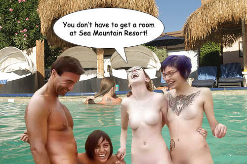 Nude at the spa - Ginger Nude at the spa